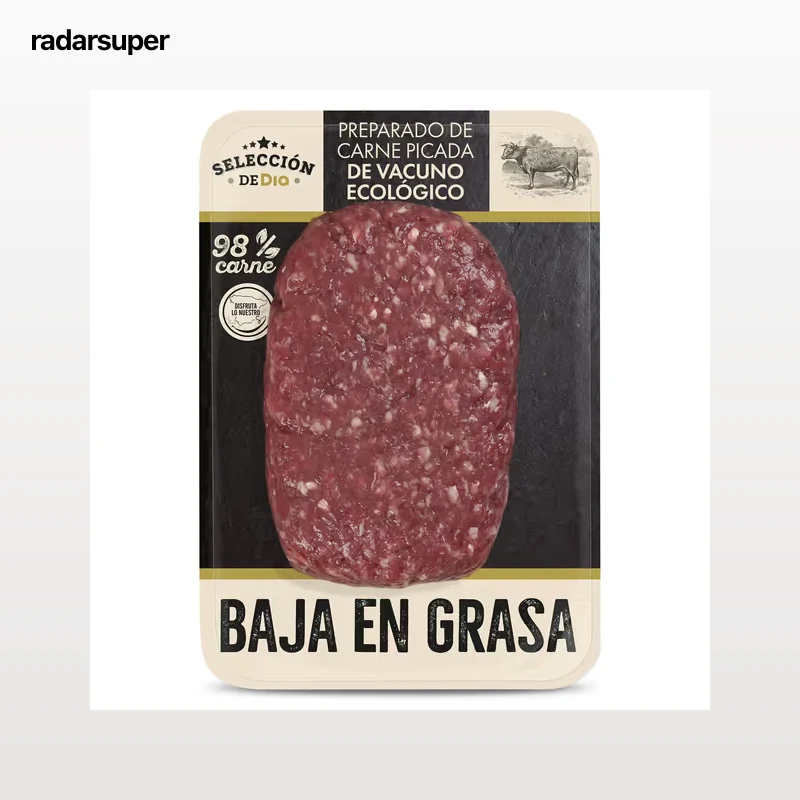 Carne picada de vacuno ecológico baja en grasa Selección de Dia 300 g