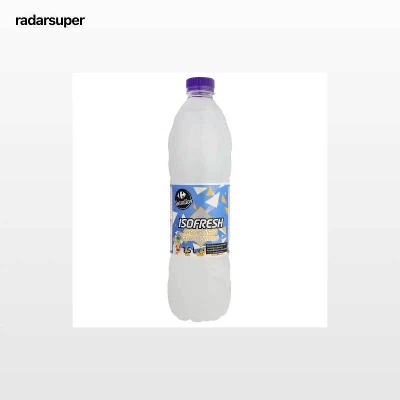 Carrefour Sensation Isofresh bebida isotónica sabor limón botella 1,5 l.