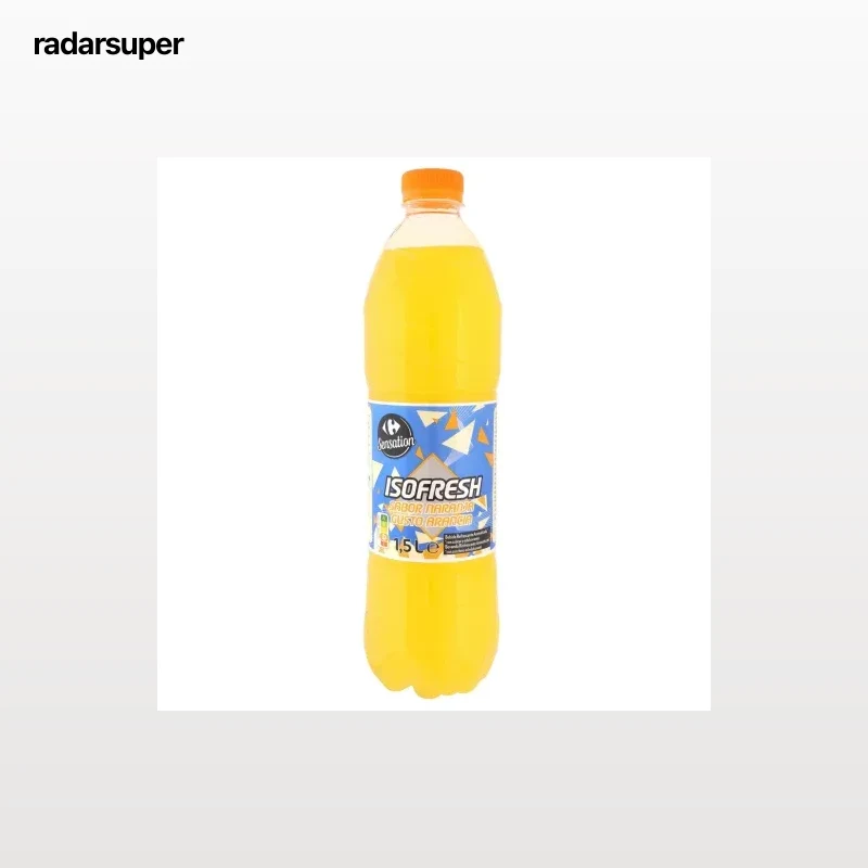 Carrefour Sensation Isofresh bebida isotónica sabor naranja botella 1,5 l.