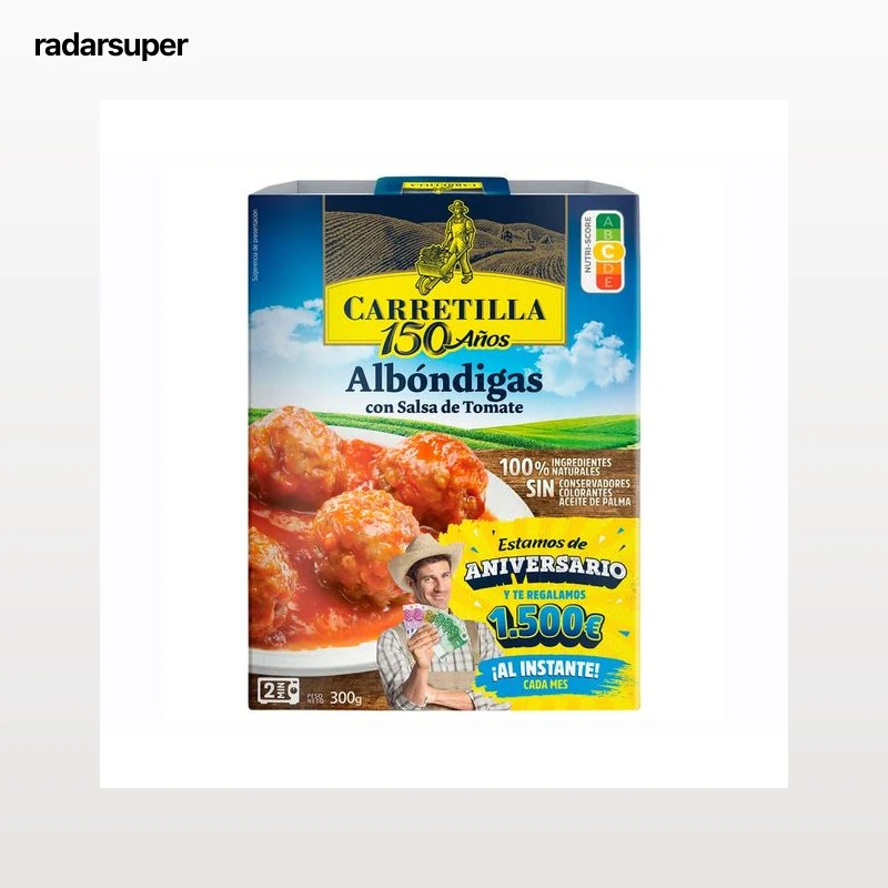 CARRETILLA Albóndigas estilo casero 250 g.