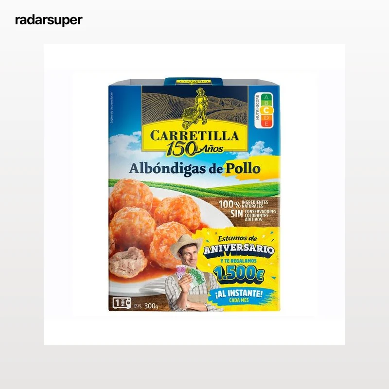 CARRETILLA Albóndigas de pollo 300 g.