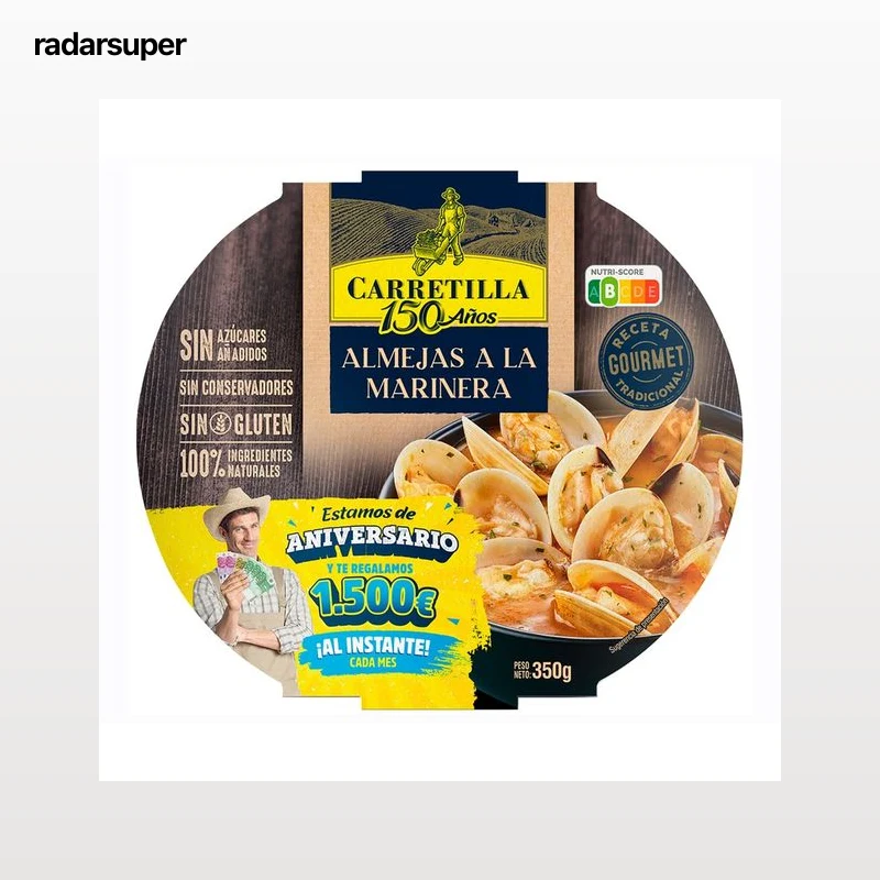 CARRETILLA Almejas a la marinera 320 g