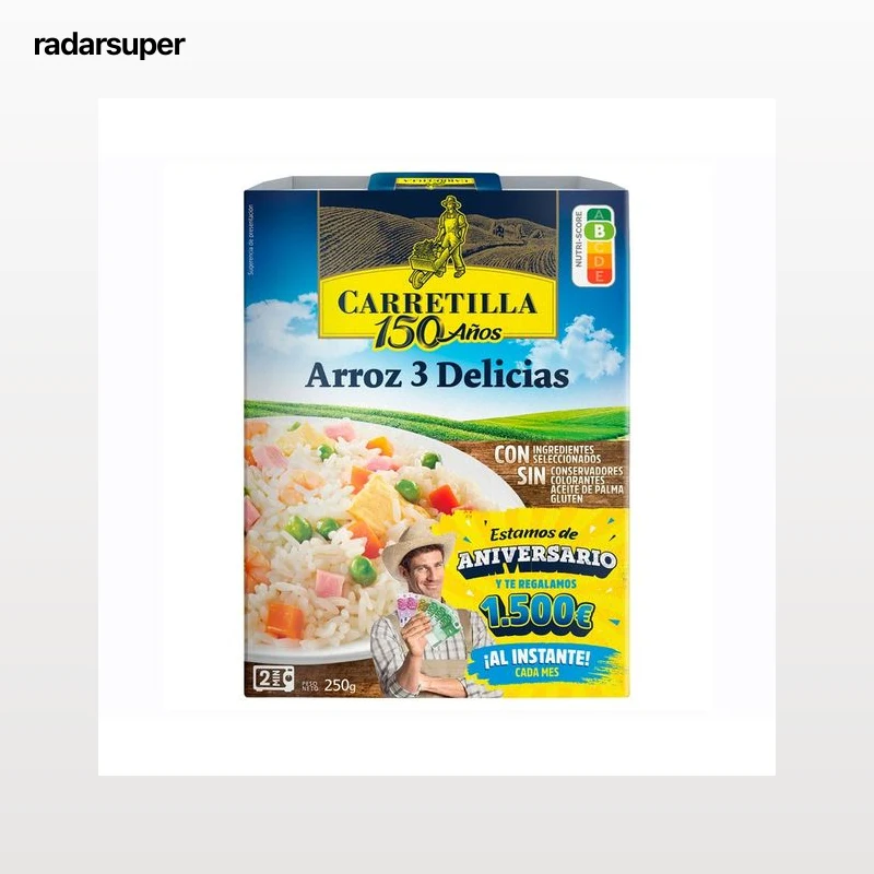 CARRETILLA Arroz tres delicias 250 g