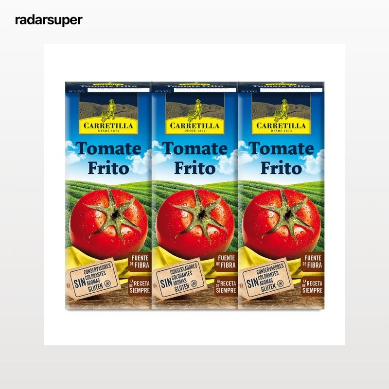 CARRETILLA Bricks de tomate frito 3 X 210g.