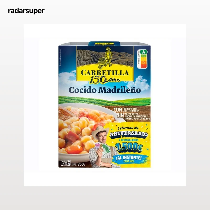 CARRETILLA Cocido madrileño especial para microondas 350 g.