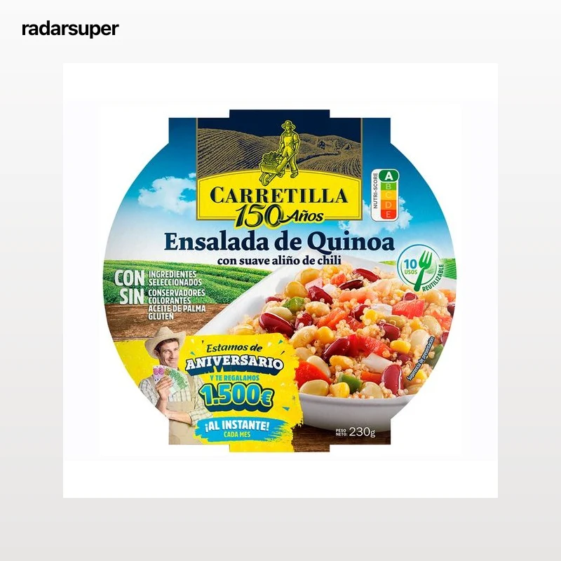 CARRETILLA Ensalada de quinoa 230 g.