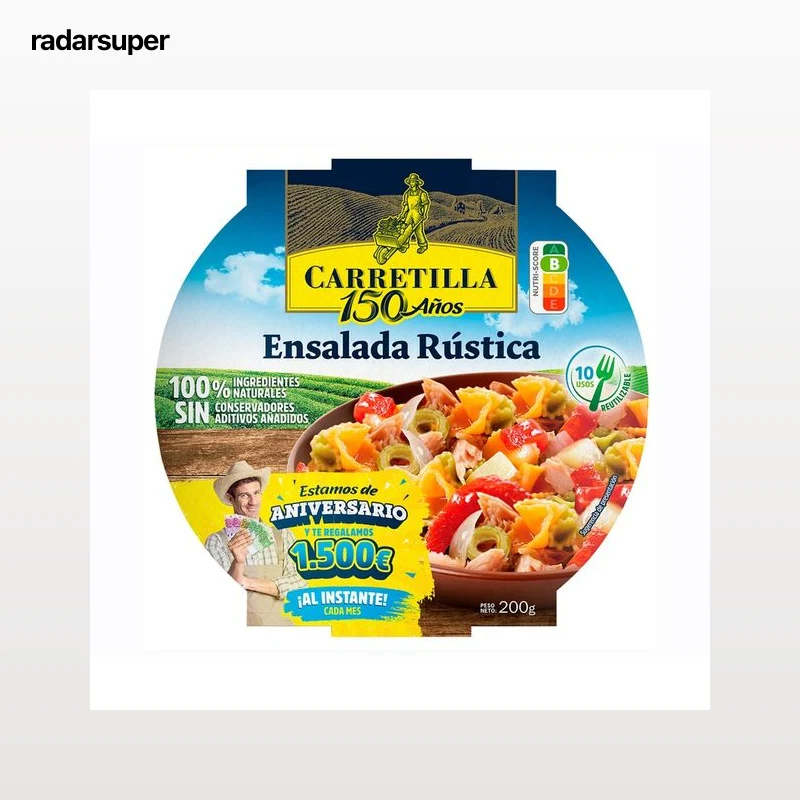 CARRETILLA Ensalada rústica 200 g.