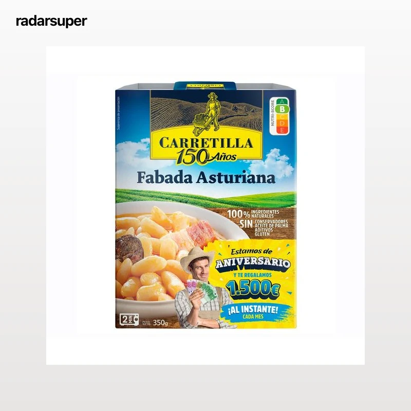 CARRETILLA Fabada Asturiana lata de 350 g.