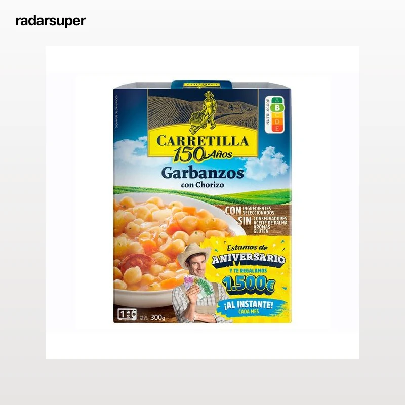 CARRETILLA Garbanzos al estilo casero 300 g.