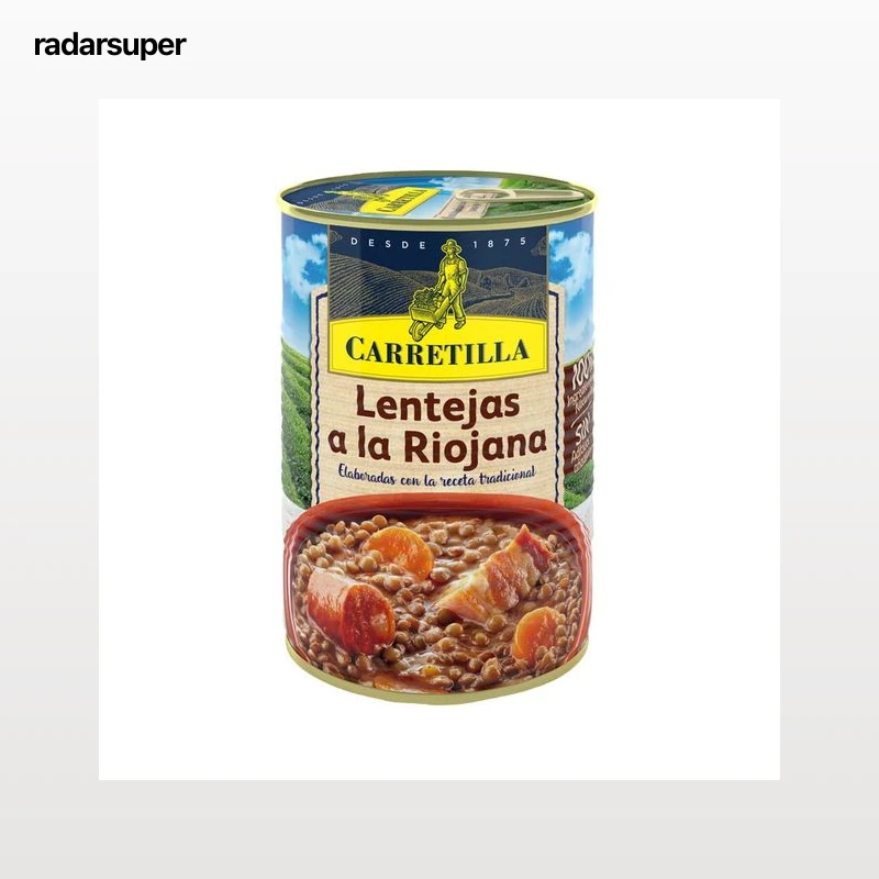 CARRETILLA Lenteja a la Riojana 430 g