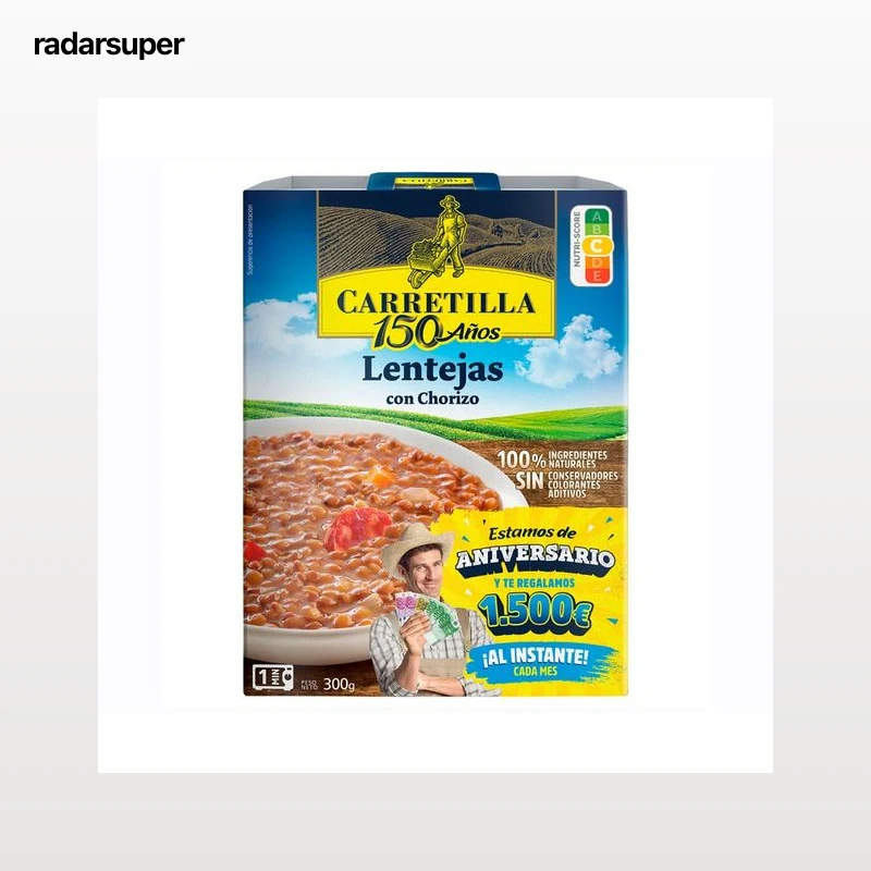 CARRETILLA Lentejas al estilo casero 300 g.