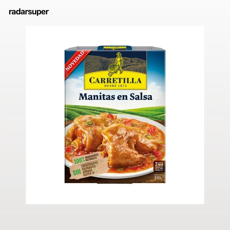 CARRETILLA Manitas de cerdo en salsa 350g