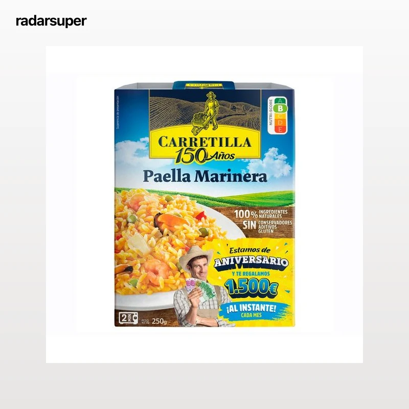 CARRETILLA Paella marinera 250 g.
