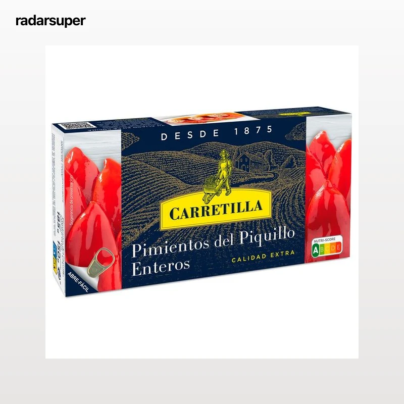 CARRETILLA Pimientos del Piquillo enteros lata de 150 g.