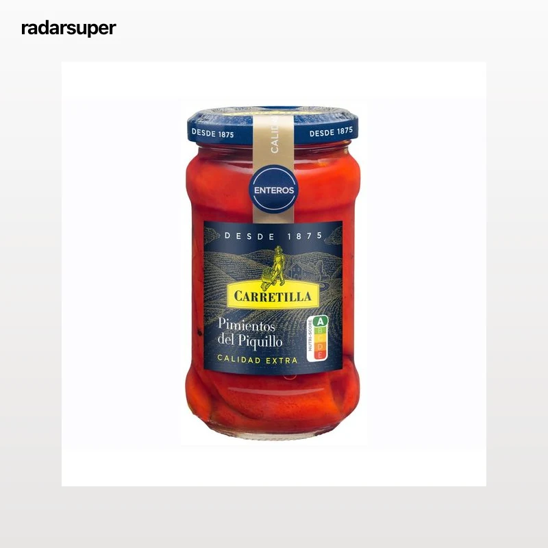 CARRETILLA Pimientos del piquillo enteros sin ajo 225 gr.