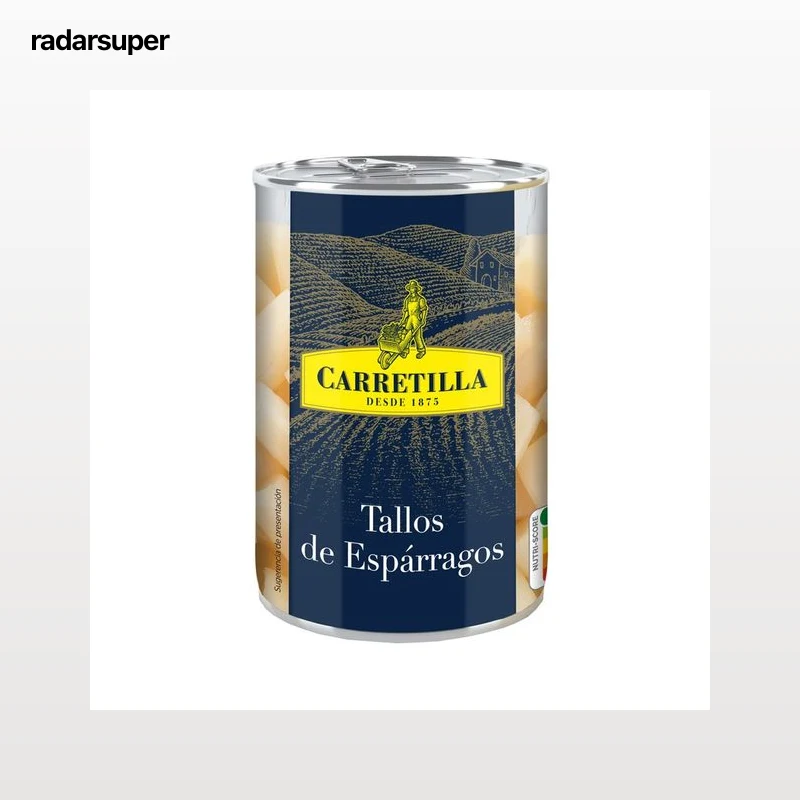 CARRETILLA Tallos de espárragos enlatados 250 g.
