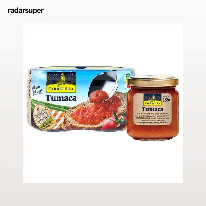 CARRETILLA Tomate para untar 2 uds. 185 g.