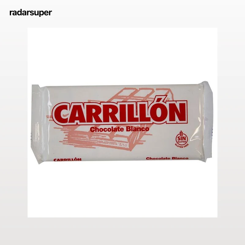 CARRILLÓN Chocolate blanco, elaborado sin gluten tableta de 100 g.