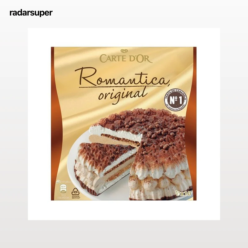 CARTE D"OR Deliciosa tarta de vainilla y caramelo con galleta y bolitas de chocolate 1 l.
