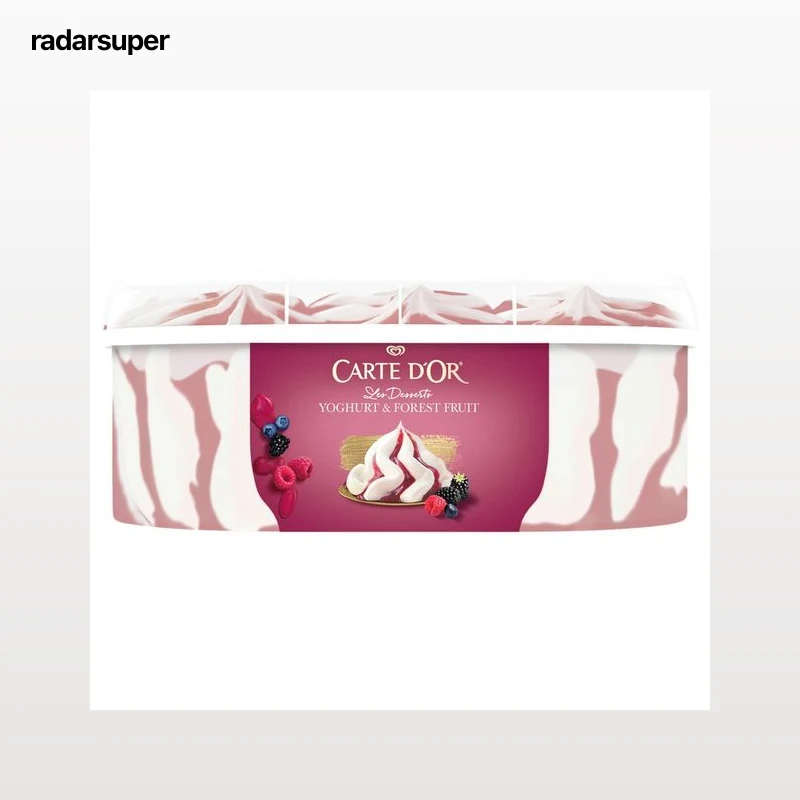 CARTE D'OR Les desserts de Frigo Tarrina de helado de yogur y frutas del bosque 850 ml.