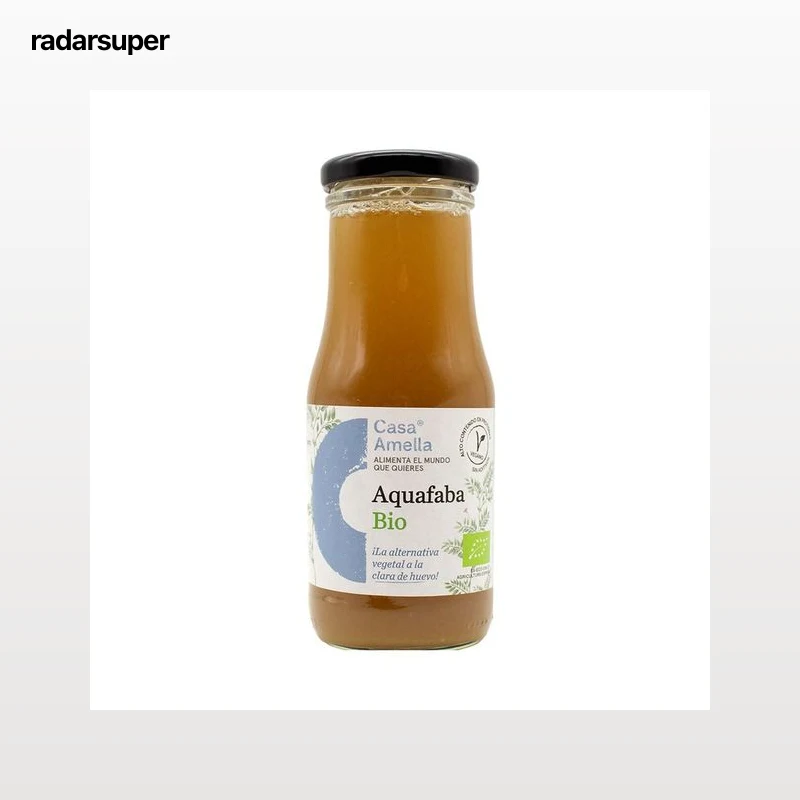 CASA AMELLA Aquafaba BIO (Alternativa vegetal a la clara de huevo) CASA AMELLA 250 ml.