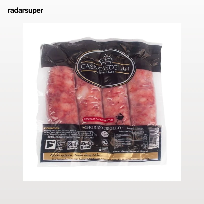 CASA CASTELAO Chorizo criollo 320 g.