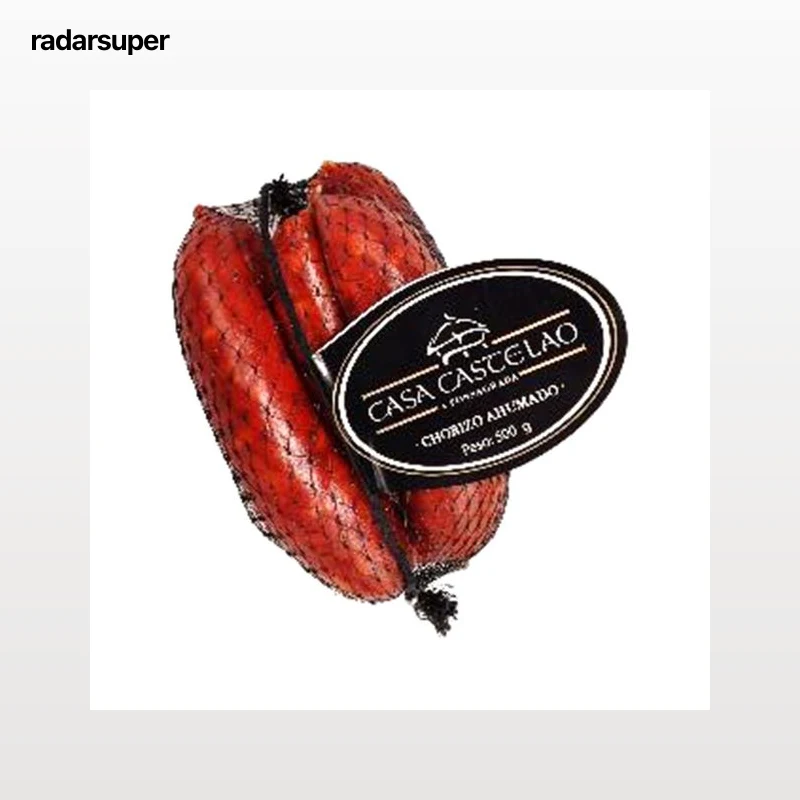 CASA CASTELAO Chorizos ahumados guardados en malla CASA CASTELAO 500 g.