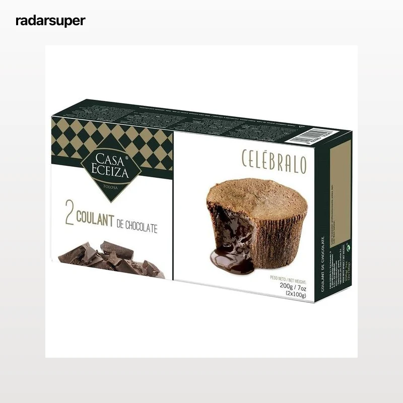 CASA ECEIZA Coulant de chocolate 2 x 100 g.