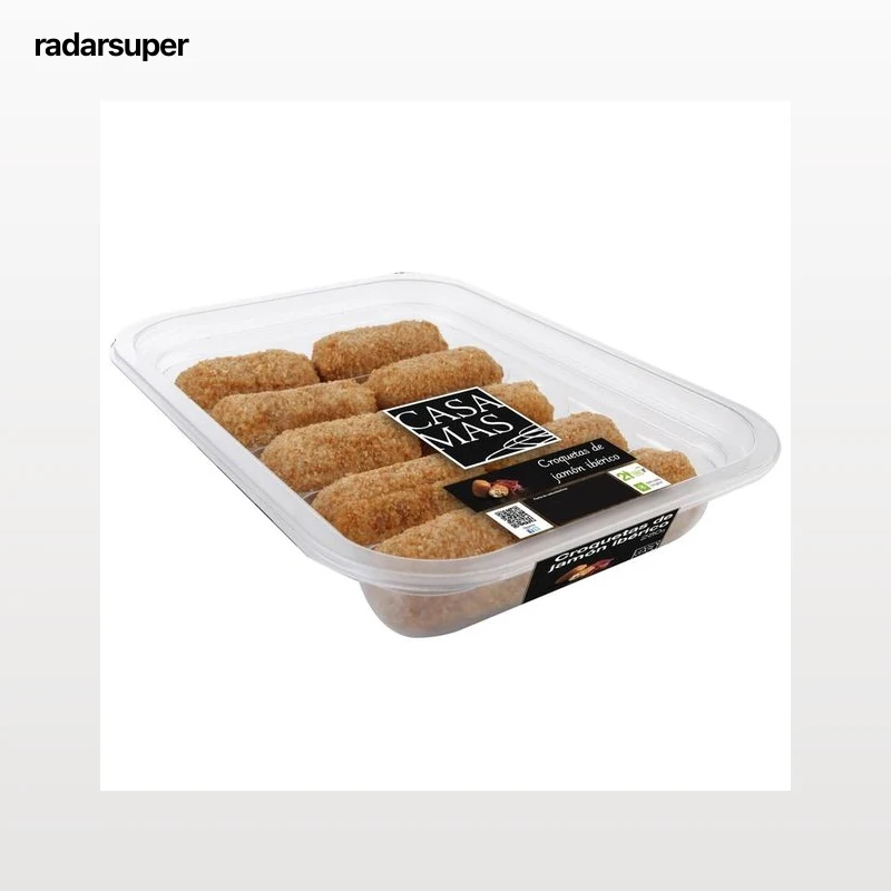 CASA MAS Croquetas de jamón ibérico listas para calentar y comer CASA MAS 280 g.