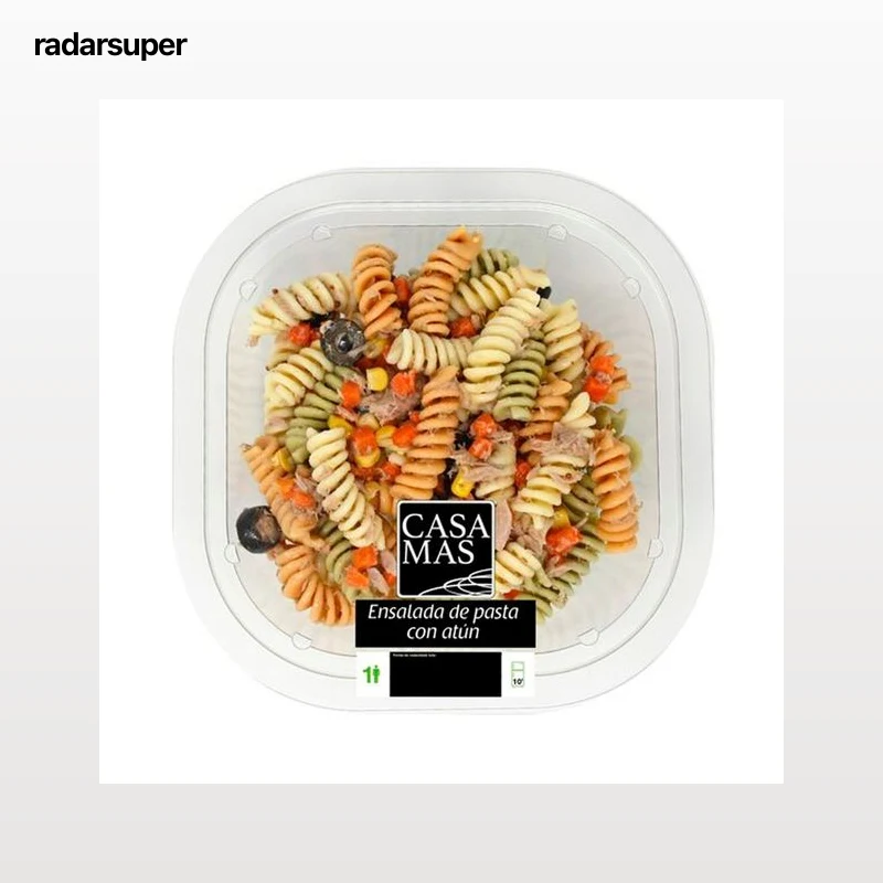 CASA MAS Ensalada de pasta con atún, lista para comer 250 g.