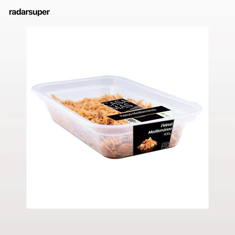 CASA MAS Fideuá estilo mediterráneo, lista para calentar y comer CASA MAS 400 g.