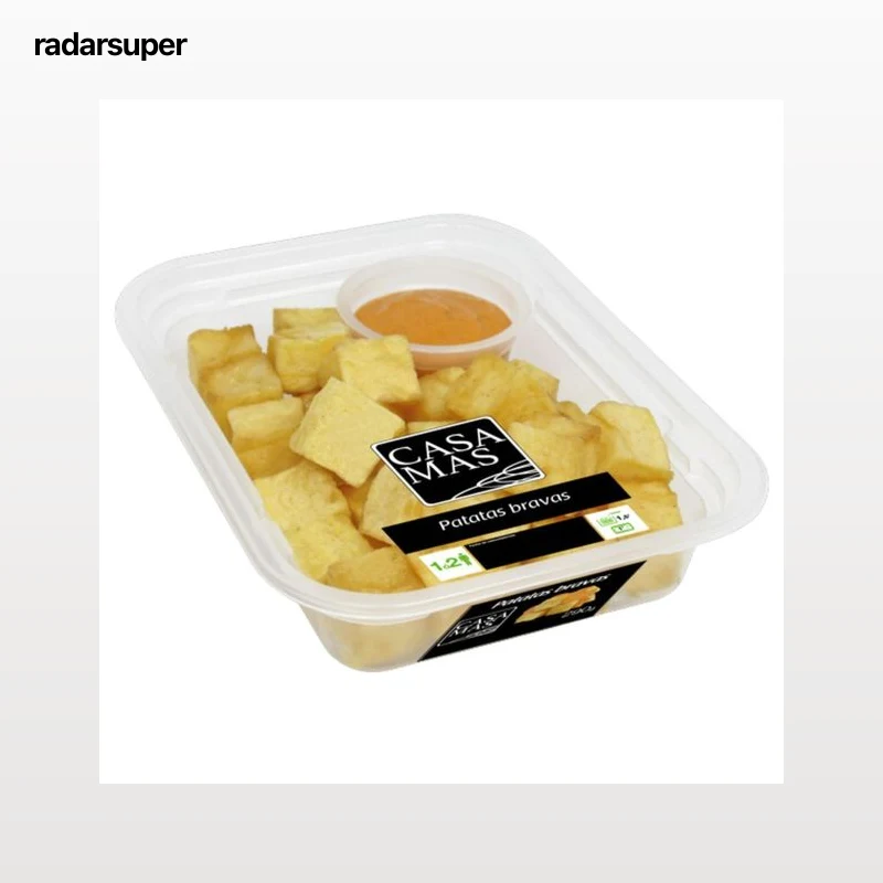 CASA MAS Patatas bravas, listas para calentar y comer 290 g.