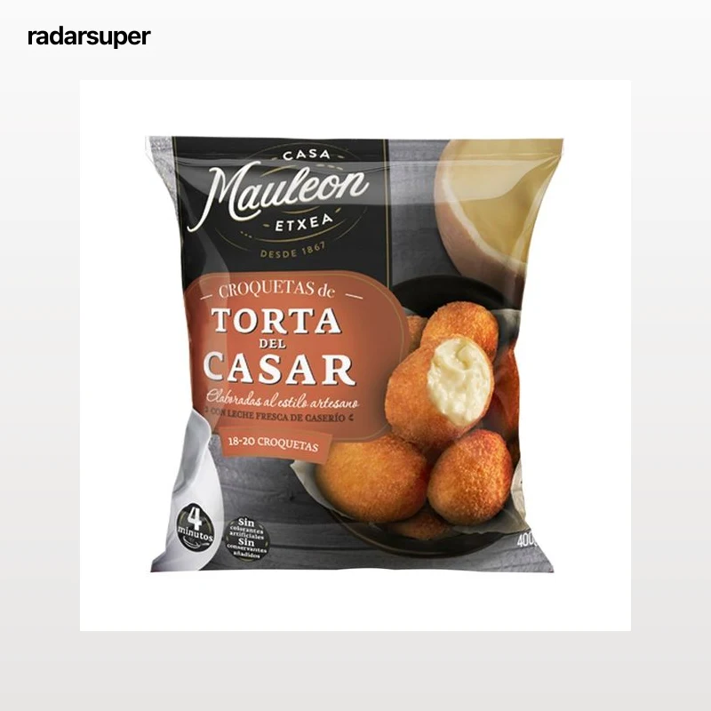CASA MAULEON Croquetas de torta del Casar, elaboradas al estilo artesano 400 g.