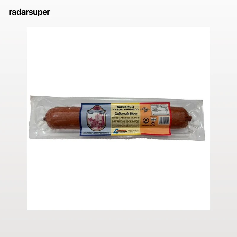 CASA ROMANIA Mortadela sabor ahumado 440 g.
