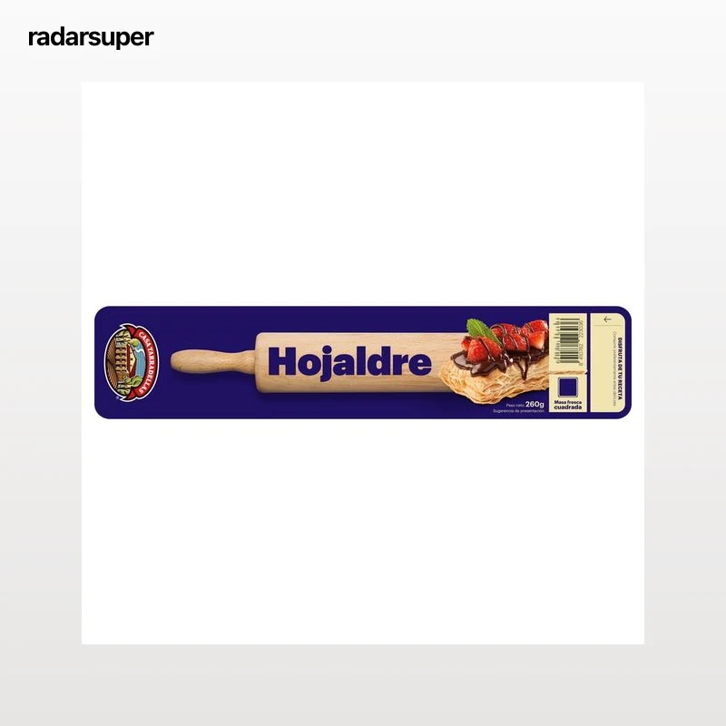 CASA TARRADELLAS Masa fresca cuadrada de hojaldre CASA TARRADELLAS 260 g