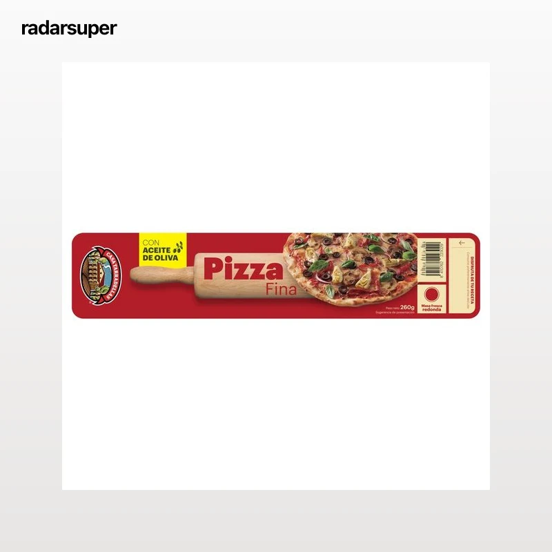 CASA TARRADELLAS Masa fresca redonda para pizza fina CASA TARRADELLAS 260 g.