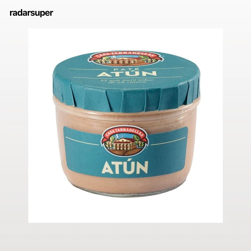 CASA TARRADELLAS Paté de atún frasco de 125 g.