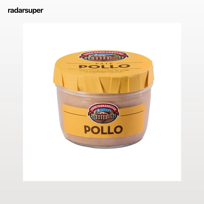 CASA TARRADELLAS Paté de pollo frasco de 125 g.