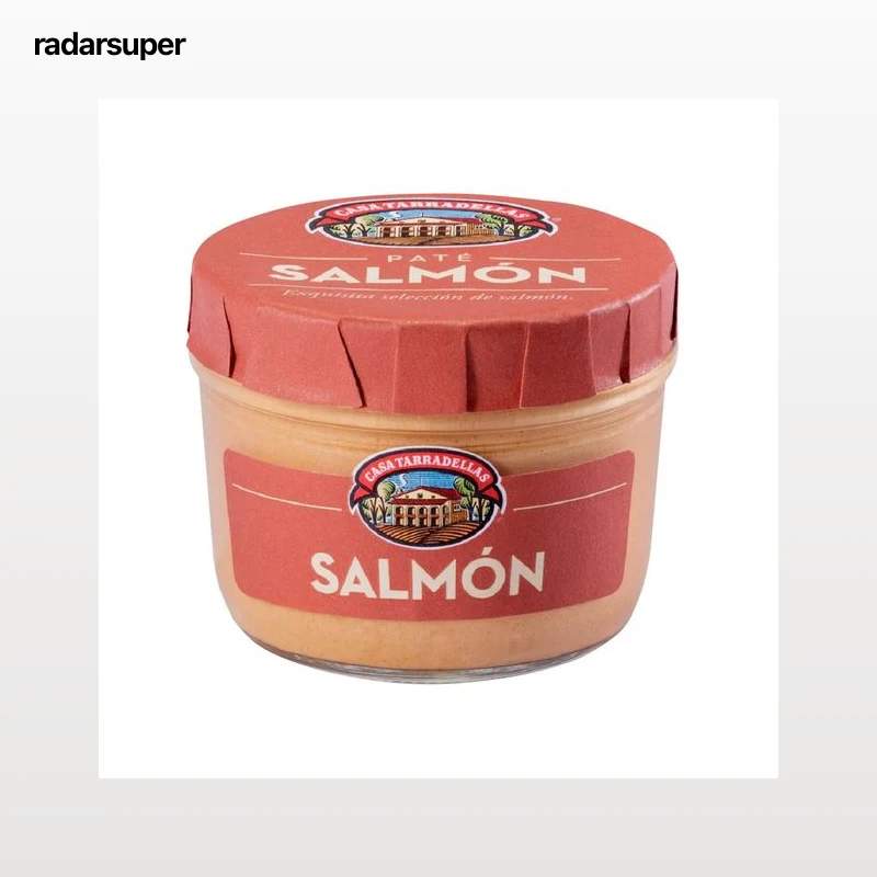 CASA TARRADELLAS Paté de salmón frasco de 125 g.