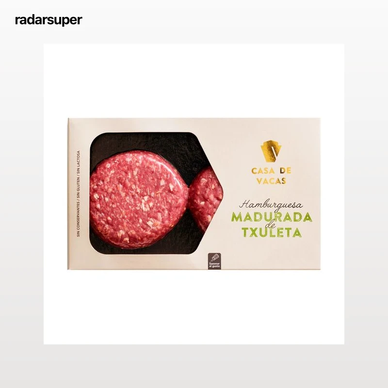 CASA DE VACAS Hamburguesa vacuno madurada de Txuleta 2x150 gr.