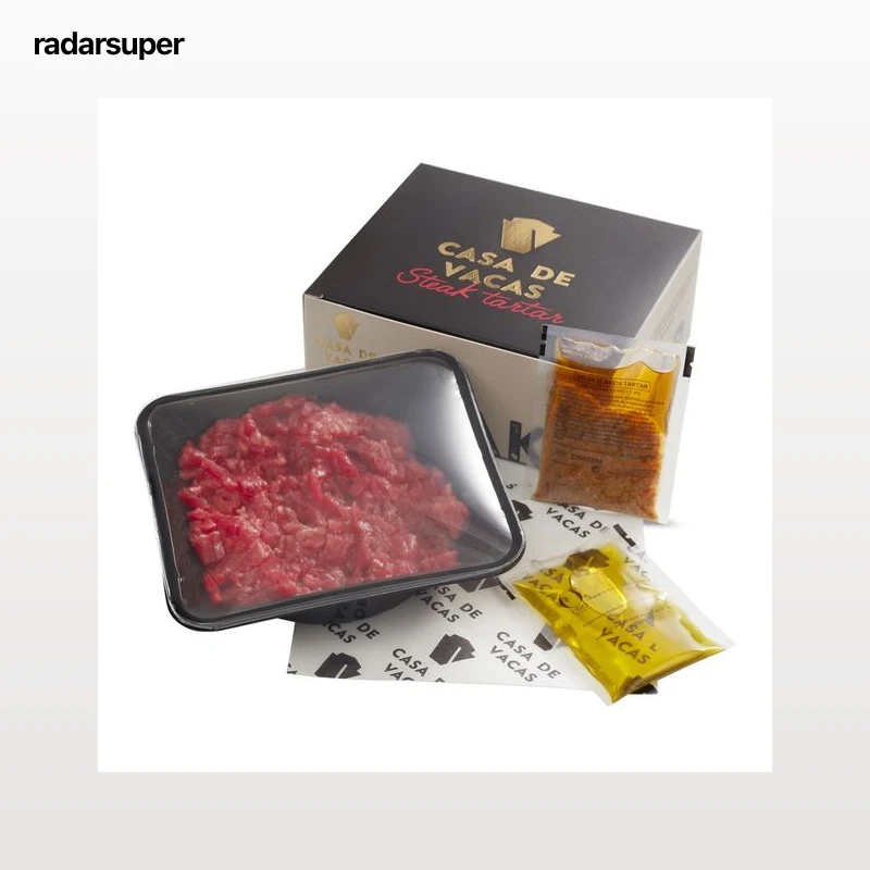 CASA DE VACAS Steak tartar listo para tomar 180 g.