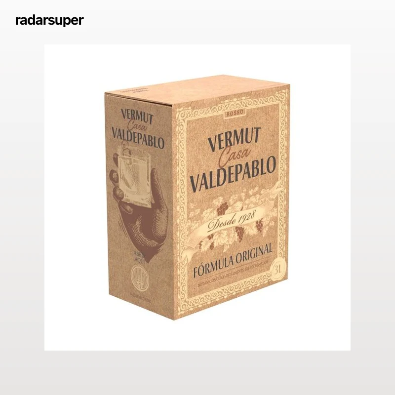 CASA VALDEPABLO Vermut rojo fórmula original Bag in box 3 l.