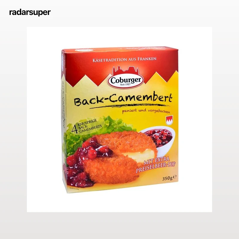 CASA WESTFALIA Camembert rebozado prefrito con salsa de arándanos CASA WESTFALIA 350 g.