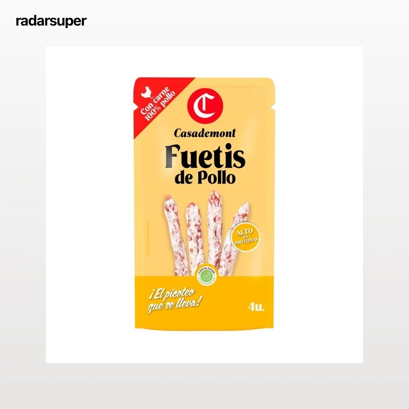CASADEMON Fuetis mini fuets de pollo 100% 4 x 10 g.