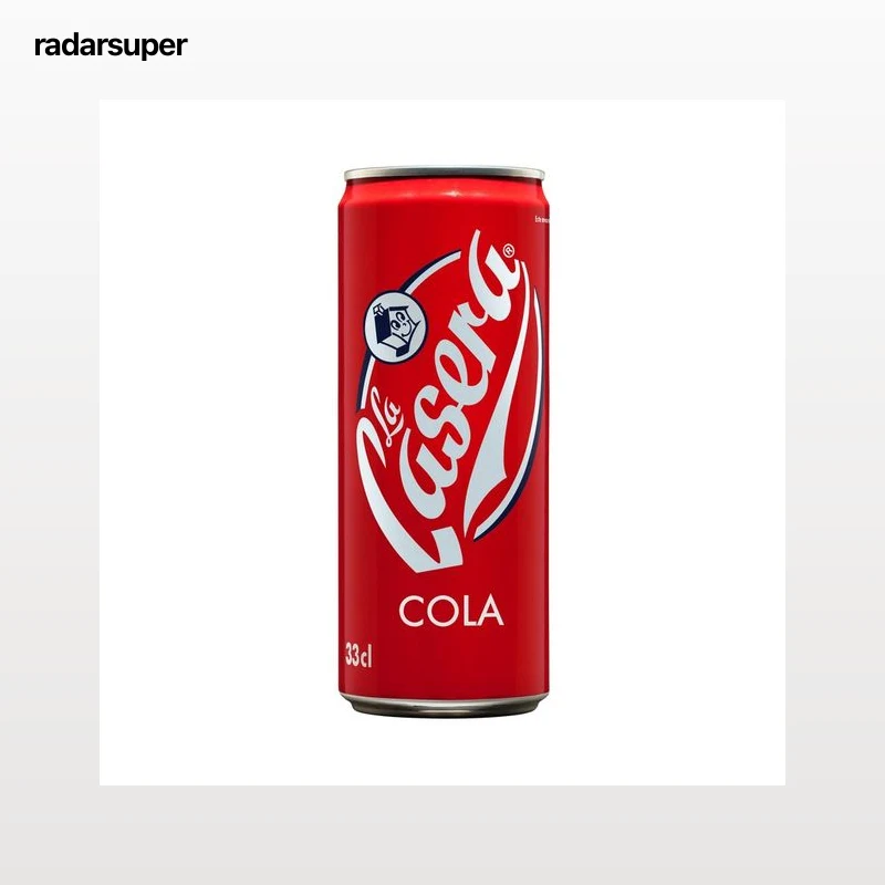 LA CASERA Refresco de cola lata de 33 cl.