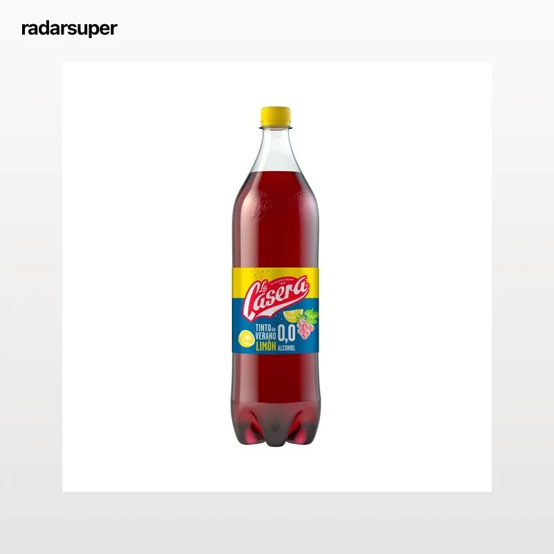 LA CASERA Tinto de verano sin alcohol y con zumo natural de limón LA CASERA botella de 1.5 l.