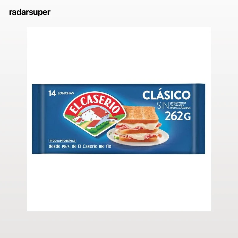EL CASERÍO Queso en lonchas 14 uds EL CASERÍO 262 g.