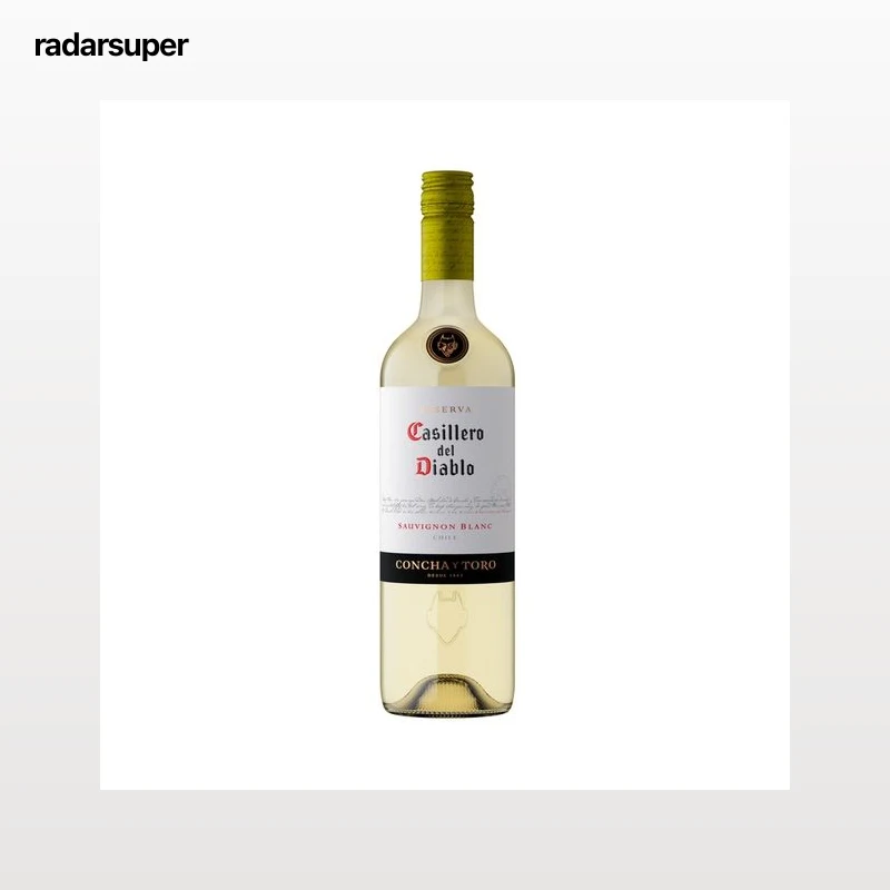 CASILLERO DEL DIABLO Vino blanco suavignon blanc reserva elaborado en Chile botella 75 cl.