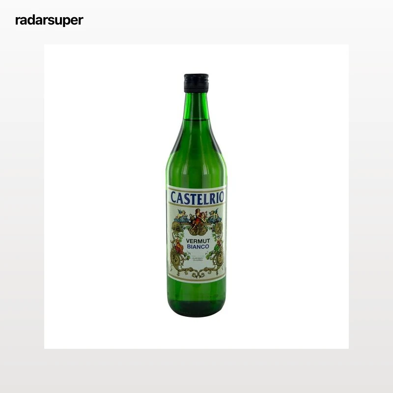 CASTELRÍO Vermut blanco elaborado en España botella de 1 l.