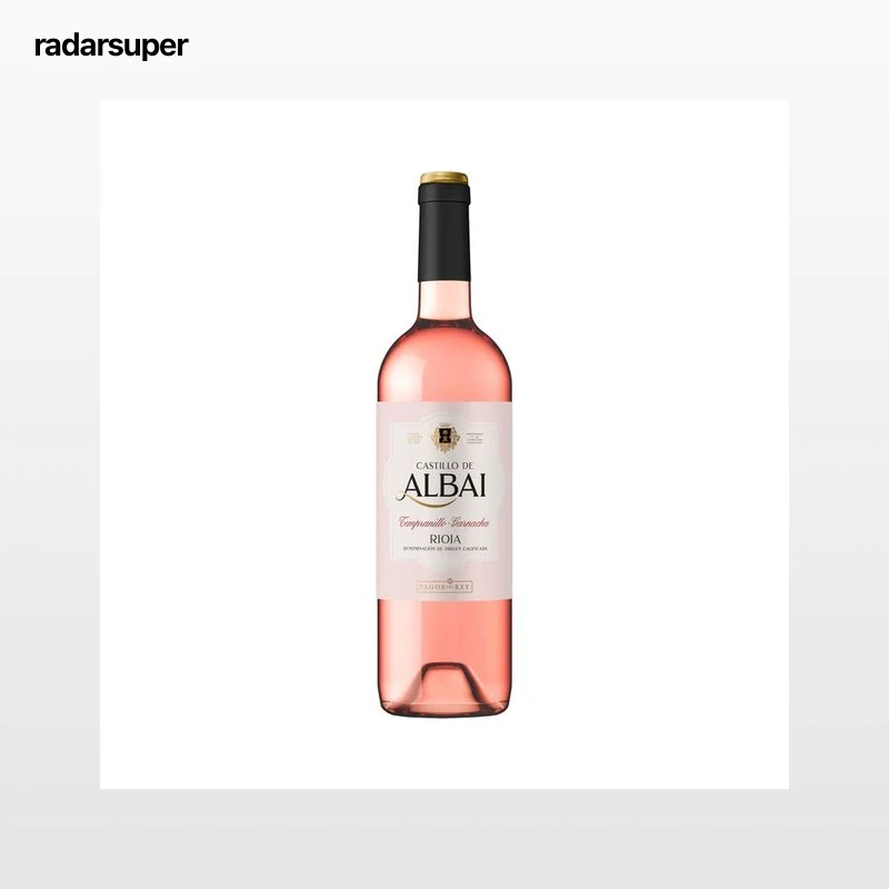 CASTILLO DE ALBAI Vino rosado con D.O. Ca Rioja botella 75 cl.